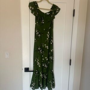 Floral Green Refomation Dress 2